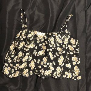 Flower crop top